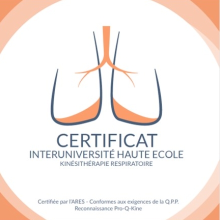 Certificat Interuniversité Haute École en kinésithérapie respiratoire